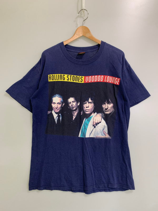 【中古品】【メンズ】 ROLLING STONES ローリングストーンズ 1994 95 VOODOO LOUNGE TOUR TEE BROCKUMタグ ショートスリーブ 146-250902-AS-55-min サイズ：L カラー：ネイビー 万代Net店