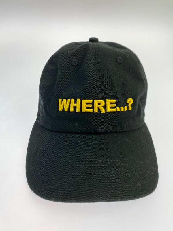 【中古品】【メンズ】 FR2 DOKO ? エフアールツー ドコ WHERE...? CAP FRA1138 ロゴキャップ 帽子 185-250909-kk-22-min サイズ：F カラー：ブラック 万代Net店