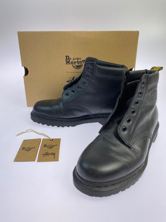 【中古品】【メンズ】 STUSSY ステューシー × DR.MARTINS ドクターマーチン 27584001 939 BOOT BLACK 靴 シューズ ブーツ 164-250906-AS-16-min サイズ：US8 カラー：ブラック 万代Net店