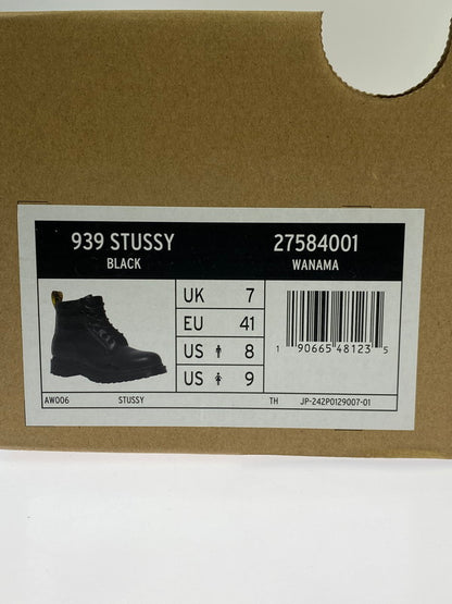 【中古品】【メンズ】 STUSSY ステューシー × DR.MARTINS ドクターマーチン 27584001 939 BOOT BLACK 靴 シューズ ブーツ 164-250906-AS-16-min サイズ：US8 カラー：ブラック 万代Net店