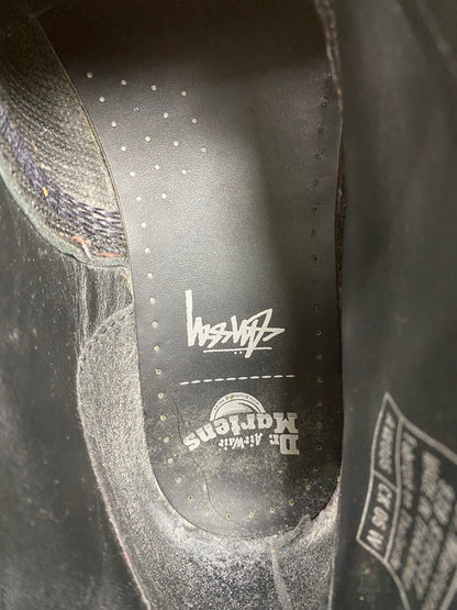 【中古品】【メンズ】 STUSSY ステューシー × DR.MARTINS ドクターマーチン 27584001 939 BOOT BLACK 靴 シューズ ブーツ 164-250906-AS-16-min サイズ：US8 カラー：ブラック 万代Net店