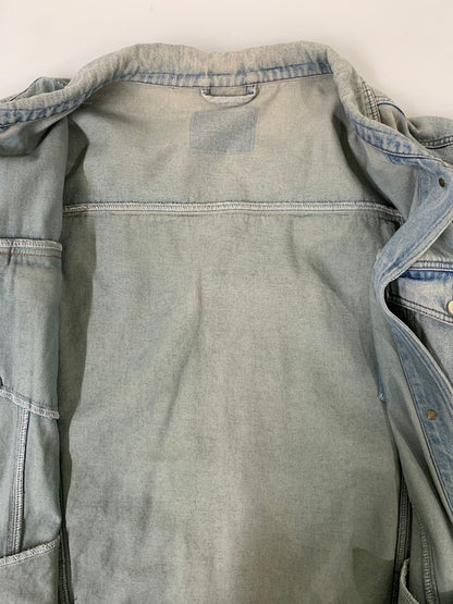 【中古品】【メンズ】 ULLA POPKEN ウラ・ポプケン WASHED DENIM JACKET ウォッシュド デニム ジャケット メンズ アウター 141-250914-em-18-min カラー：インディゴブルー 万代Net店