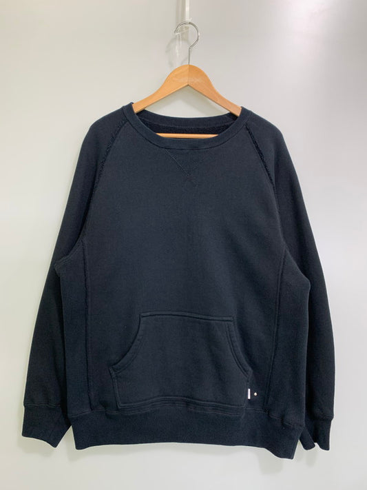 【中古品】【メンズ】 SUGARHILL シュガーヒル 21AWSW02 RAW EDGE SWEAT SHIRTBLACK スウェット トレーナー 140-250902-AS-46-min サイズ：2 カラー：ブラック 万代Net店