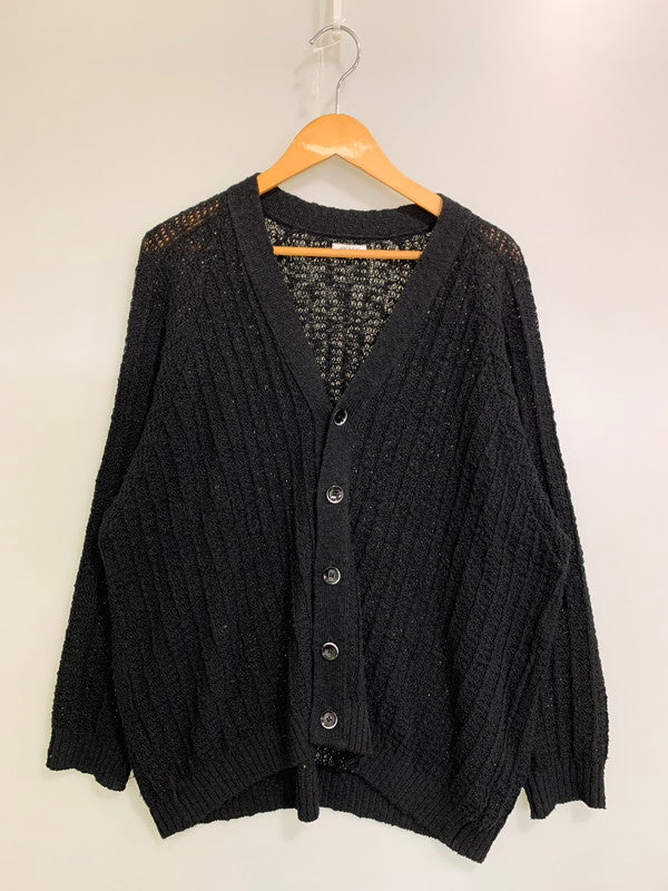 【中古品】【メンズ】 AROUSAL アローサル 23FW-KT02 NEP CARDIGAN ネップカーディガン 140-250902-AS-48-min サイズ：L カラー：ブラック 万代Net店