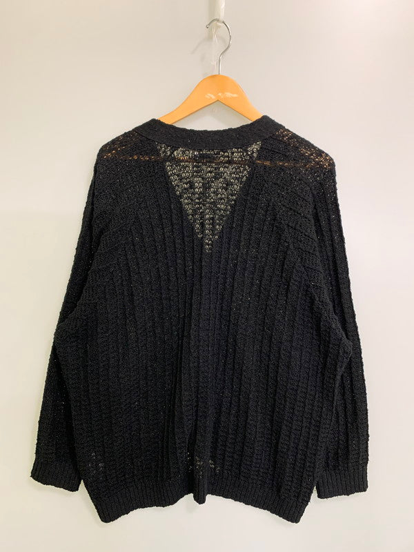 【中古品】【メンズ】 AROUSAL アローサル 23FW-KT02 NEP CARDIGAN ネップカーディガン 140-250902-AS-48-min サイズ：L カラー：ブラック 万代Net店