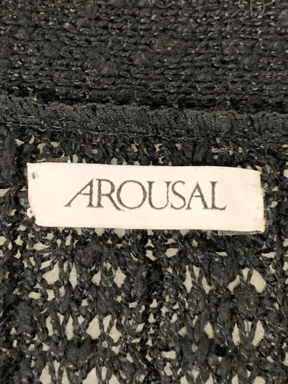 【中古品】【メンズ】 AROUSAL アローサル 23FW-KT02 NEP CARDIGAN ネップカーディガン 140-250902-AS-48-min サイズ：L カラー：ブラック 万代Net店