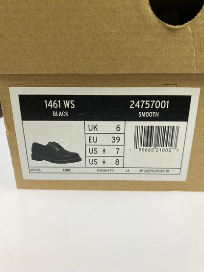 【中古美品】【レディース】 Dr.Martens ドクターマーチン 24757001 1461 WS 3ホール レザーシューズ ホワイトステッチ 167-250906-AS-2-min サイズ：US7 カラー：ブラック 万代Net店