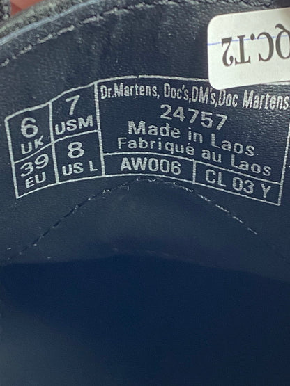 【中古美品】【レディース】 Dr.Martens ドクターマーチン 24757001 1461 WS 3ホール レザーシューズ ホワイトステッチ 167-250906-AS-2-min サイズ：US7 カラー：ブラック 万代Net店