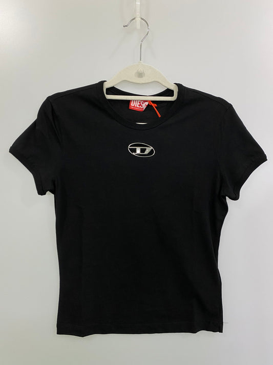 【中古美品】【レディース】 DIESEL ディーゼル A16839 UNCUTIE-LONG SS TEE Ｔシャツ トップス 168-250904-ks-29-min サイズ：S カラー：ブラック 万代Net店