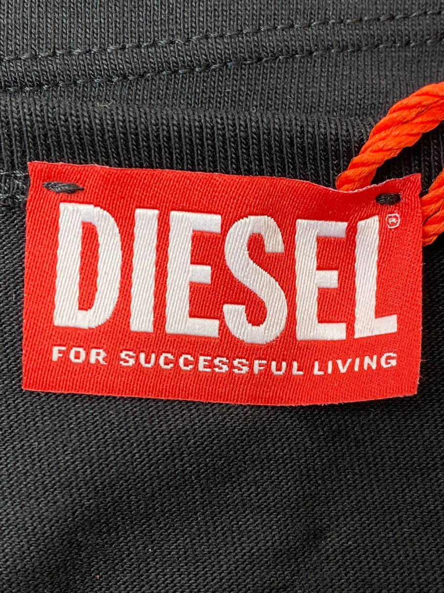 【中古美品】【レディース】 DIESEL ディーゼル A16839 UNCUTIE-LONG SS TEE Ｔシャツ トップス 168-250904-ks-29-min サイズ：S カラー：ブラック 万代Net店