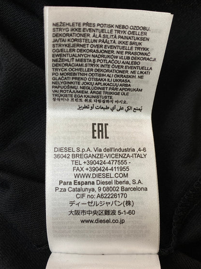 【中古美品】【レディース】 DIESEL ディーゼル A16839 UNCUTIE-LONG SS TEE Ｔシャツ トップス 168-250904-ks-29-min サイズ：S カラー：ブラック 万代Net店