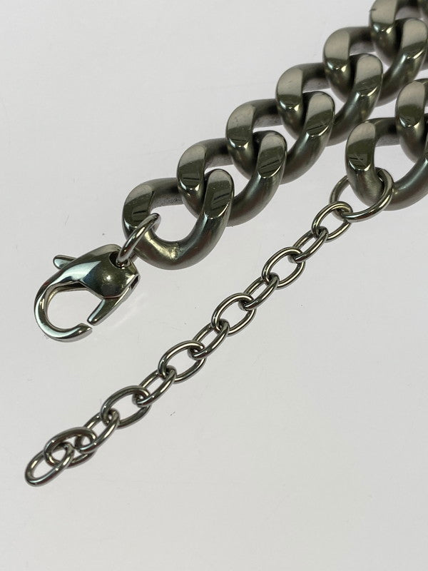 【中古品】【メンズ/レディース】 DIESEL ディーゼル STAINLESS STEAL OVAL LOGO NECKLACE DX143300DJW ステンレススチール オーバルロゴ ネックレス アクセサリー 192-250909-kk-06-min カラー：シルバー 万代Net店