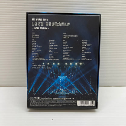 【中古品】 BTS WORLD TOUR 'LOVE YOURSELF' ～JAPAN EDITION～ ［3Blu-ray Disc+LIVEフォトブックレット 010-250925-em-12-min 万代Net店