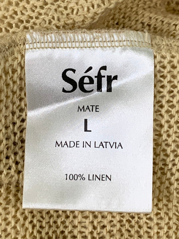 【中古品】【メンズ】 SEFR 22SS MATE SHIRT トップス 141-250904-ks-11-min サイズ：L 万代Net店
