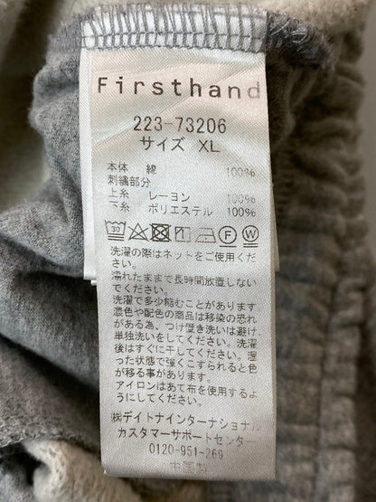 【現状渡し品】【メンズ】 NICK GEAR ニックギア × FIRSTHAND ファーストハンド SWEAT PANT 223-73206 スウェット パンツ 花刺繍 メンズ ボトムス 152-251214-em-08-min サイズ：XL カラー：グレー 万代Net店