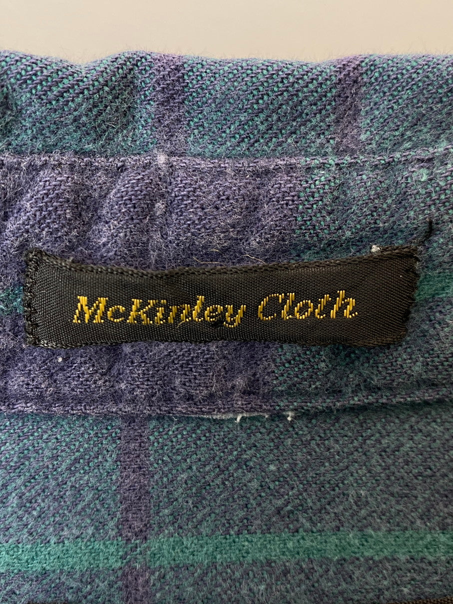 【中古品】【メンズ】 Eddie Bauer エディー・バウアー 90S CHECK LS SHIRT 90年代 チェック 長袖シャツ トップス 146-250909-jt-19-min カラー：グリーン系 万代Net店