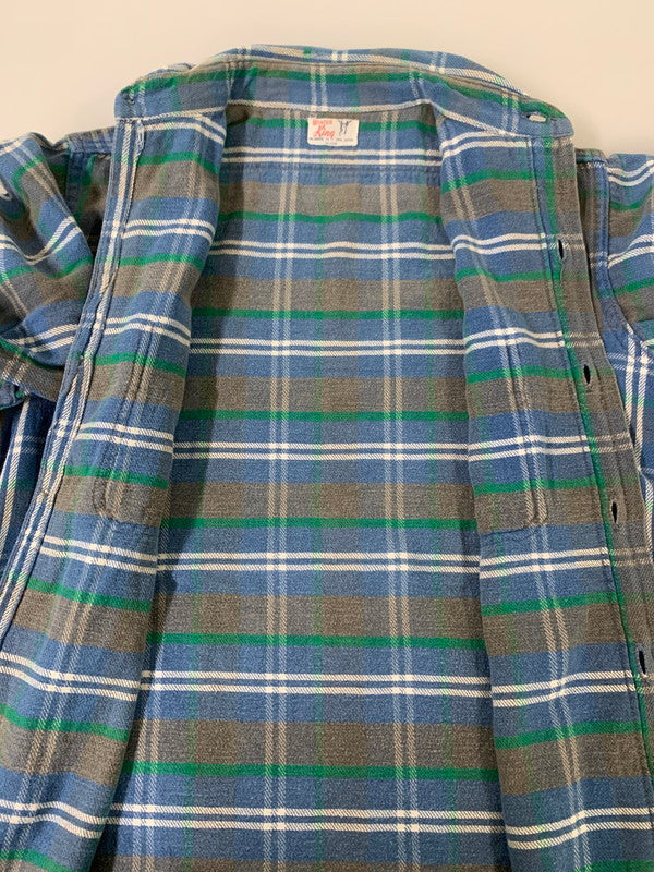 【現状渡し品】【メンズ】 WINTER KING ウィンター・キング 60S FLANNEL SHIRT フランネルシャツ 146-250904-ks-16-min 万代Net店