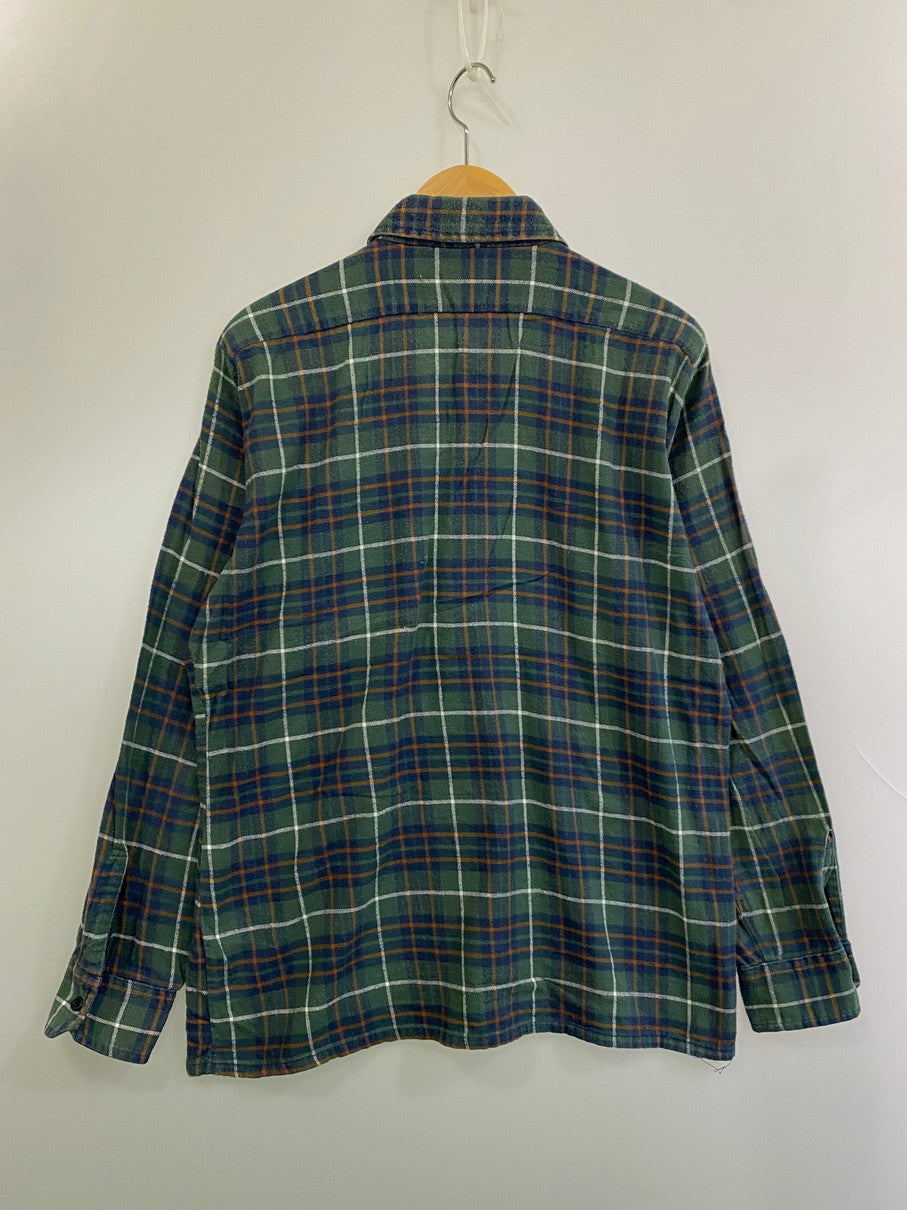 【中古品】【メンズ】 ARROW アロー SPORT WAER 80S CHECK SHIRT スポーツウエア 80年代 チェック シャツ トップス 146-250909-jt-17-min サイズ：M カラー：グリーン系 万代Net店
