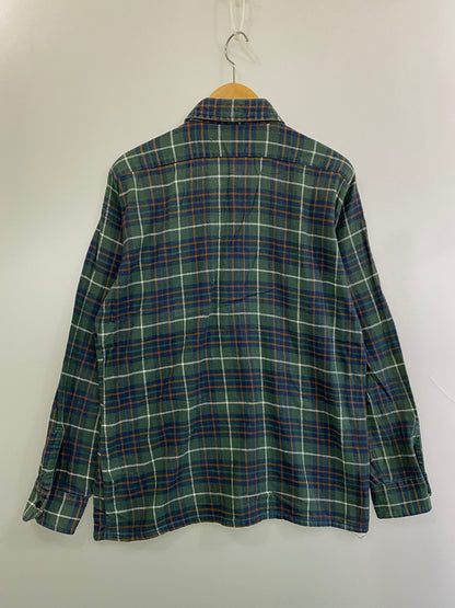 【中古品】【メンズ】 ARROW アロー SPORT WAER 80S CHECK SHIRT スポーツウエア 80年代 チェック シャツ トップス 146-250909-jt-17-min サイズ：M カラー：グリーン系 万代Net店