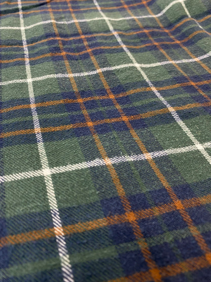 【中古品】【メンズ】 ARROW アロー SPORT WAER 80S CHECK SHIRT スポーツウエア 80年代 チェック シャツ トップス 146-250909-jt-17-min サイズ：M カラー：グリーン系 万代Net店