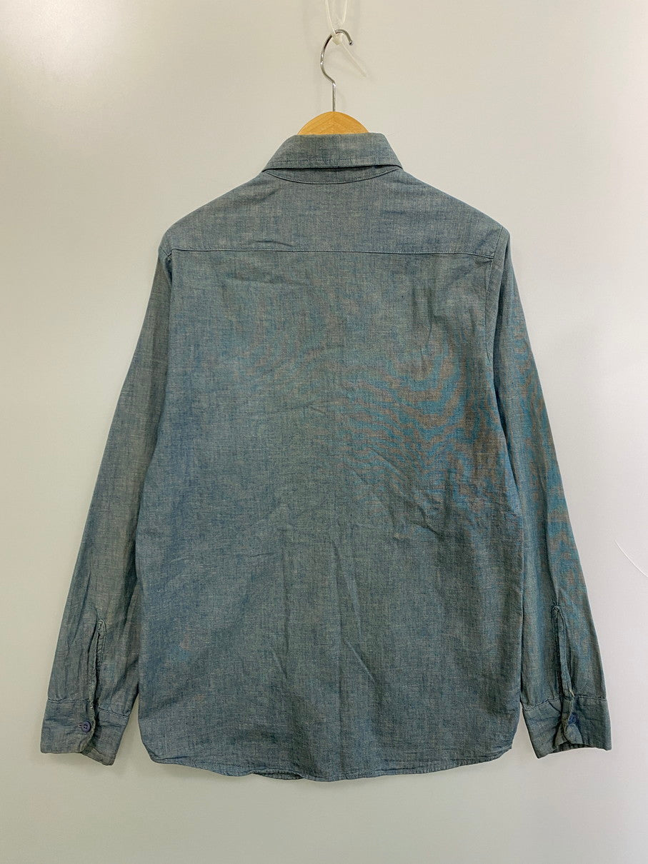 【中古品】【メンズ】 MADEWELL メイドウェル 70S LS SHIRT MILNE.I.G 長袖シャツ トップス 146-250909-jt-18-min サイズ：14 1/2 カラー：インディゴ 万代Net店