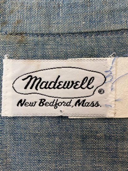 【中古品】【メンズ】 MADEWELL メイドウェル 70S LS SHIRT MILNE.I.G 長袖シャツ トップス 146-250909-jt-18-min サイズ：14 1/2 カラー：インディゴ 万代Net店