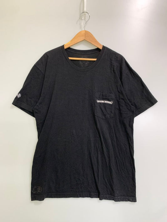 【中古品】【メンズ】 CHROME HEARTS クロムハーツ 408129111-983 マルチカラー セメタリークロスTシャツ 190-250904-ks-05-min サイズ：XL カラー：ブラック 万代Net店