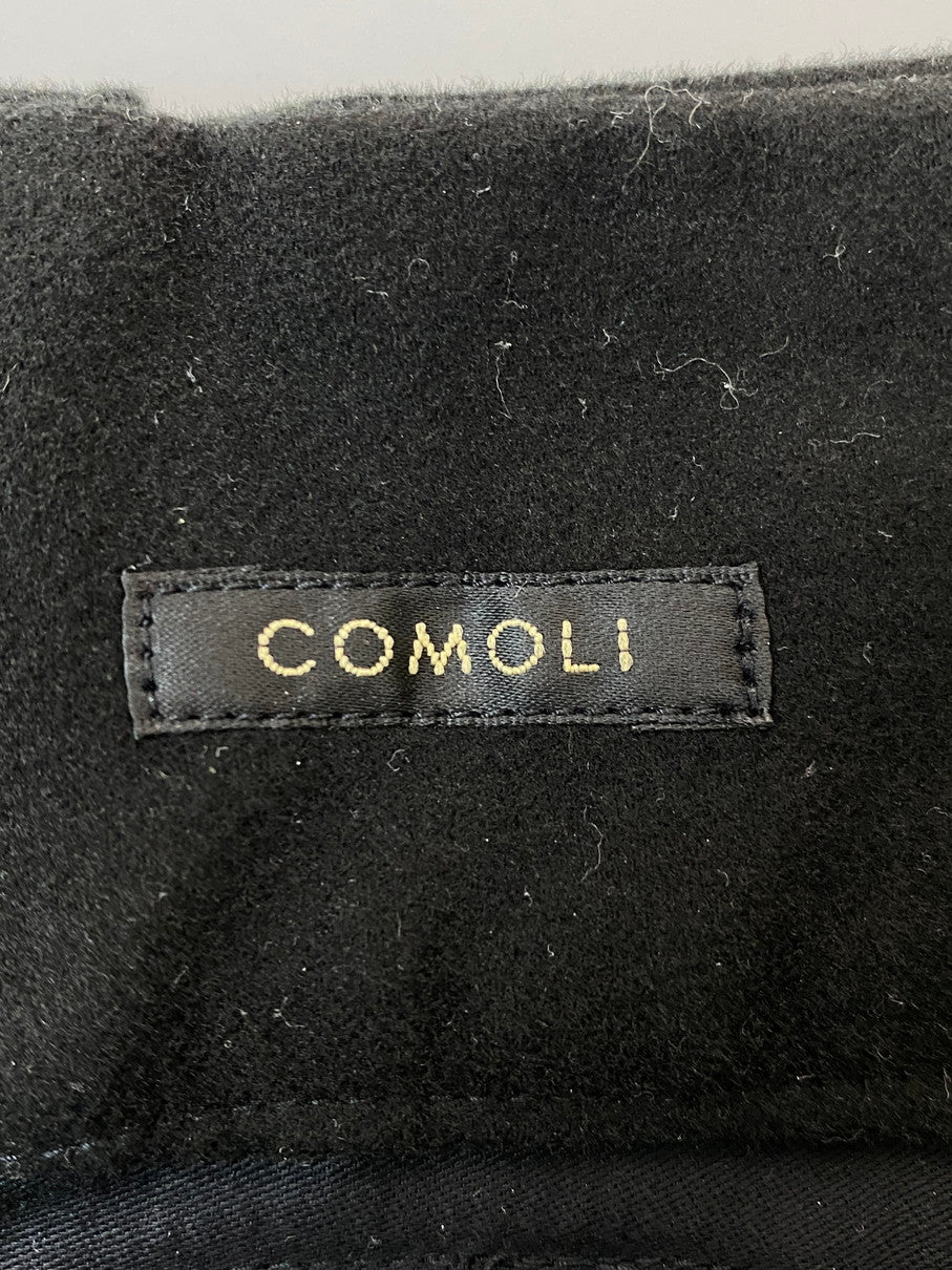 【中古品】【メンズ】 COMOLI コモリ 24年秋冬 モールスキンライダー パンツ A03-03009 ボトムス 151-250909-jt-08-min サイズ：2 カラー：ブラック 万代Net店