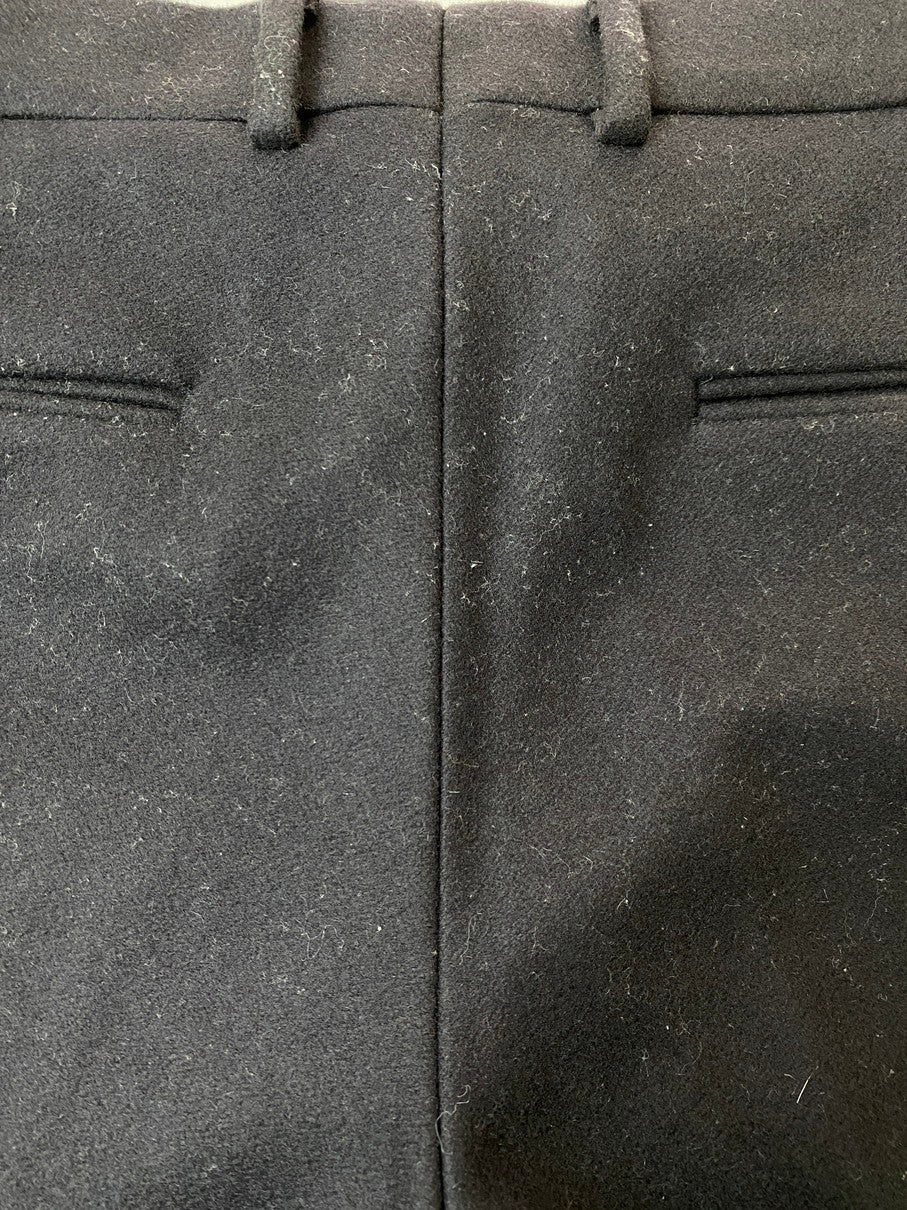 【中古品】【メンズ】 COMOLI コモリ ライトメルトン パイプドステム パンツ A03-03019 ボトムス 151-250909-jt-09-min サイズ：3 カラー：ブラック 万代Net店