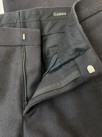 【中古品】【メンズ】 COMOLI コモリ ライトメルトン パイプドステム パンツ A03-03019 ボトムス 151-250909-jt-09-min サイズ：3 カラー：ブラック 万代Net店