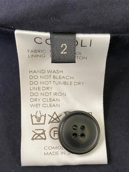 【中古品】【メンズ】 COMOLI コモリ ウール ニット ジャケット A03-06028 アウター 140-250909-jt-04-min サイズ：2 カラー：ブラック 万代Net店