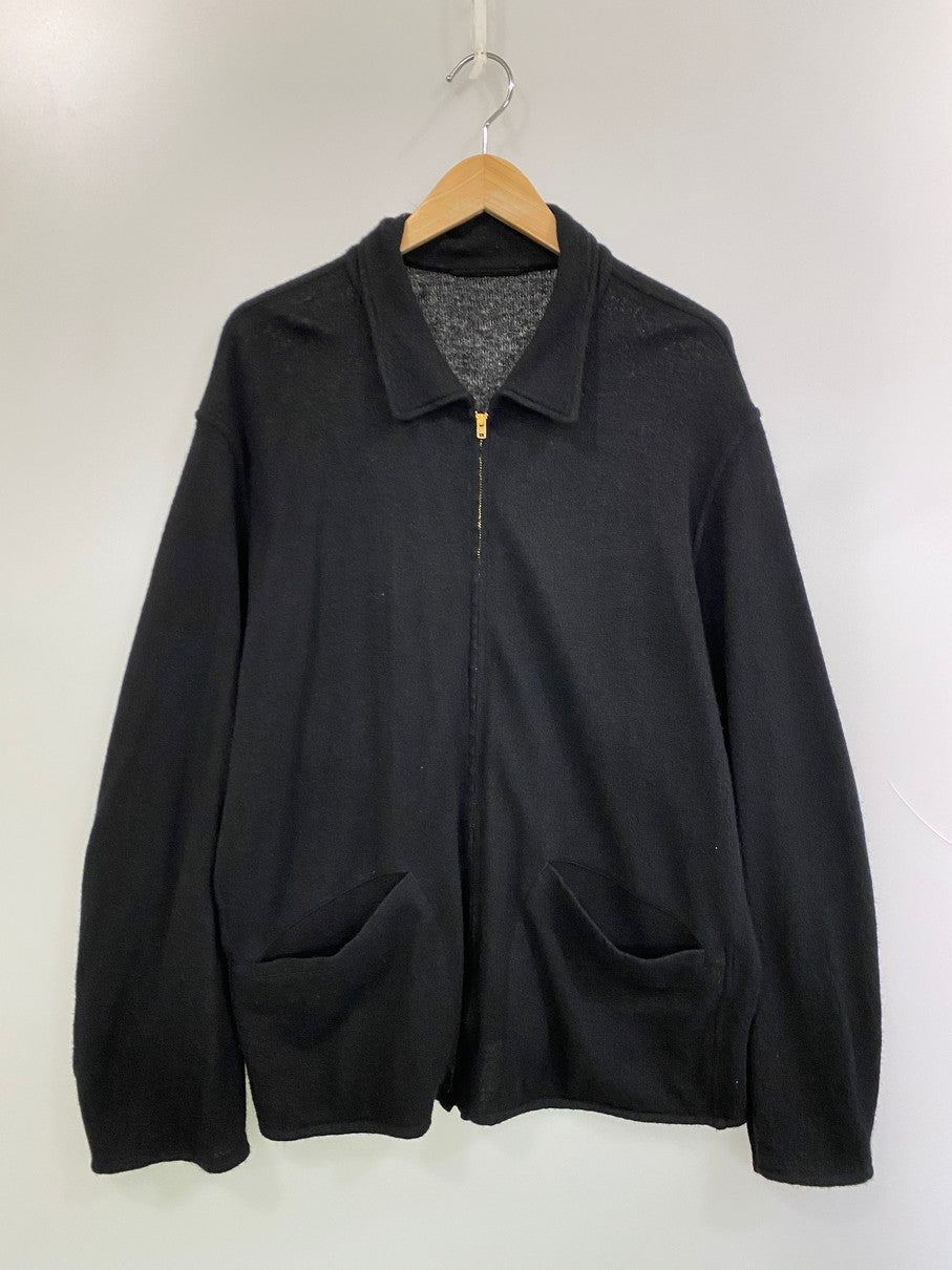 【中古品】【メンズ】 COMOLI コモリ ウール和紙 ジップショートジャケット B01-06006 ライトアウター ニット 140-250909-jt-01-min サイズ：3 カラー：ブラック 万代Net店