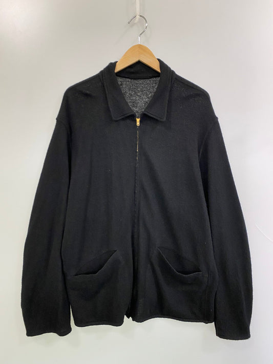 【中古品】【メンズ】 COMOLI コモリ ウール和紙 ジップショートジャケット B01-06006 ライトアウター ニット 140-250909-jt-01-min サイズ：3 カラー：ブラック 万代Net店