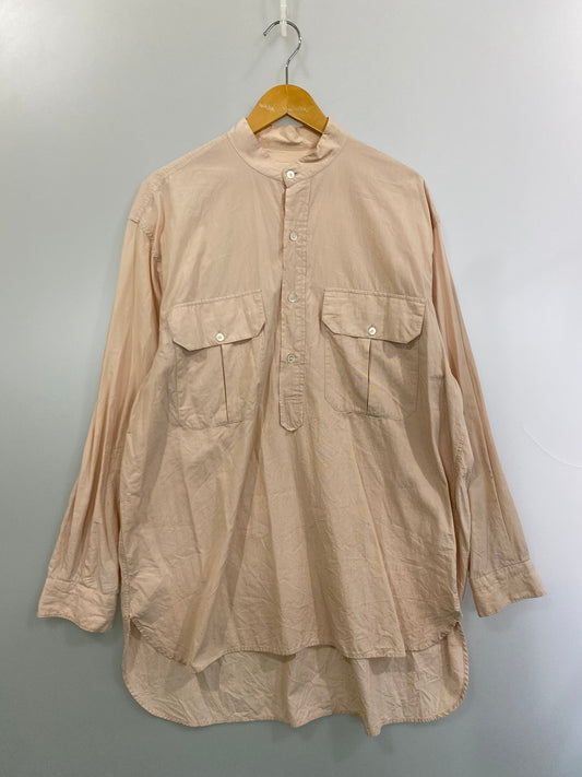 【中古品】【メンズ】 COMOLI コモリ プルオーバー カーゴ シャツ T01-02005 トップス 140-250909-jt-03-min サイズ：3 カラー：ピンクベージュ 万代Net店