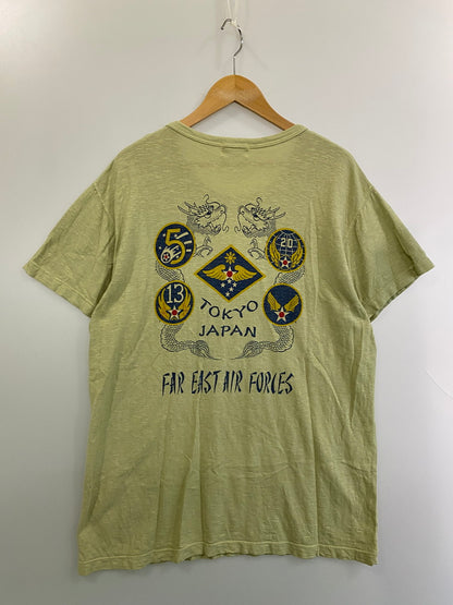 【中古品】【メンズ】 Buzz Rickson's バズリクソンズ BUBR77267 FAR EAST AIR FORCES トップス 145-250904-ks-47-min サイズ：XL カラー：ライトグリーン 万代Net店