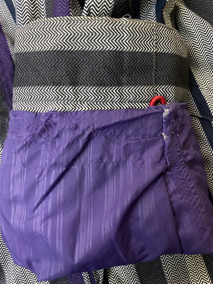 【中古品】【メンズ】 BURTON バートン HOOD JACKET フードジャケット アウター 144-250909-jt-13-min サイズ：L カラー：PURPLE GRAY WHITE 万代Net店