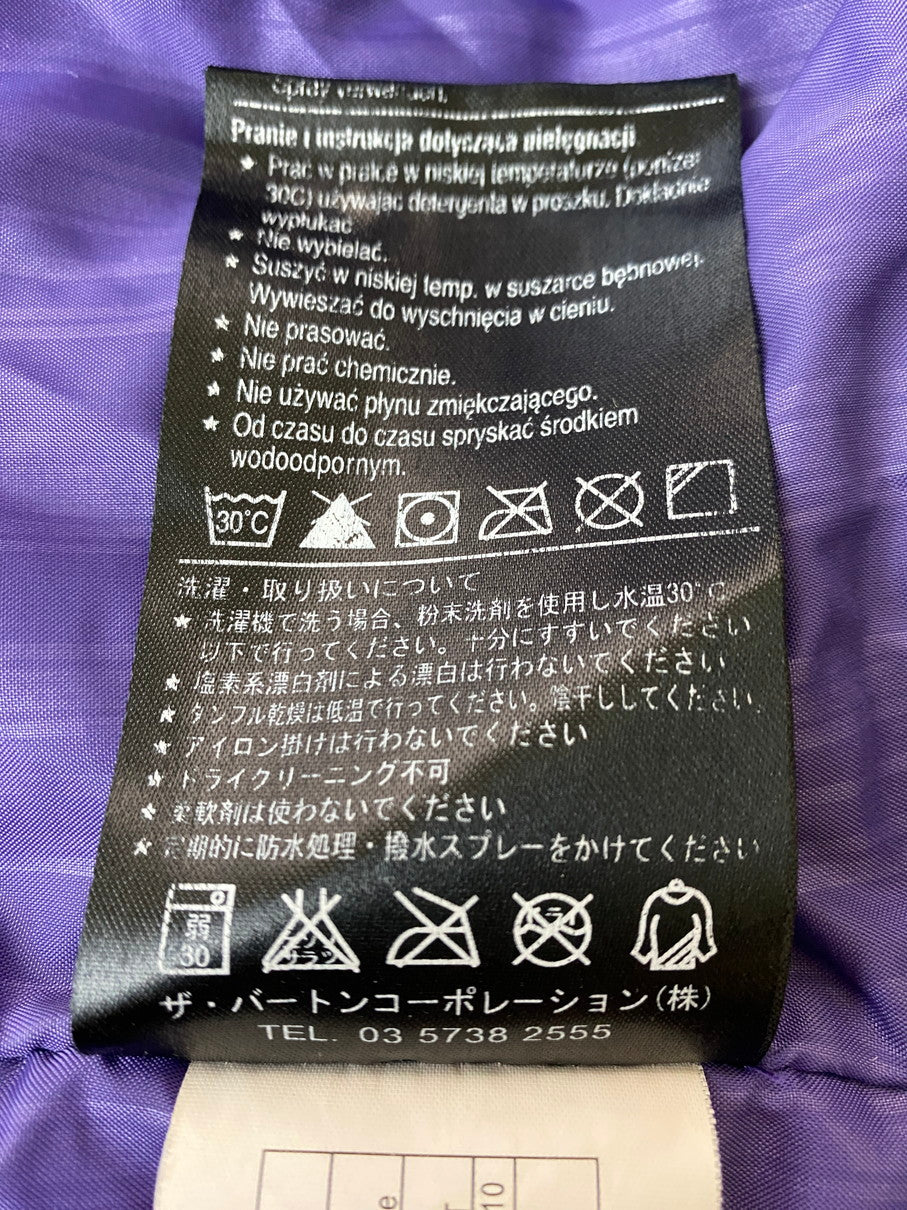【中古品】【メンズ】 BURTON バートン HOOD JACKET フードジャケット アウター 144-250909-jt-13-min サイズ：L カラー：PURPLE GRAY WHITE 万代Net店