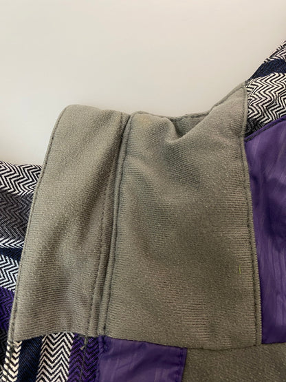 【中古品】【メンズ】 BURTON バートン HOOD JACKET フードジャケット アウター 144-250909-jt-13-min サイズ：L カラー：PURPLE GRAY WHITE 万代Net店