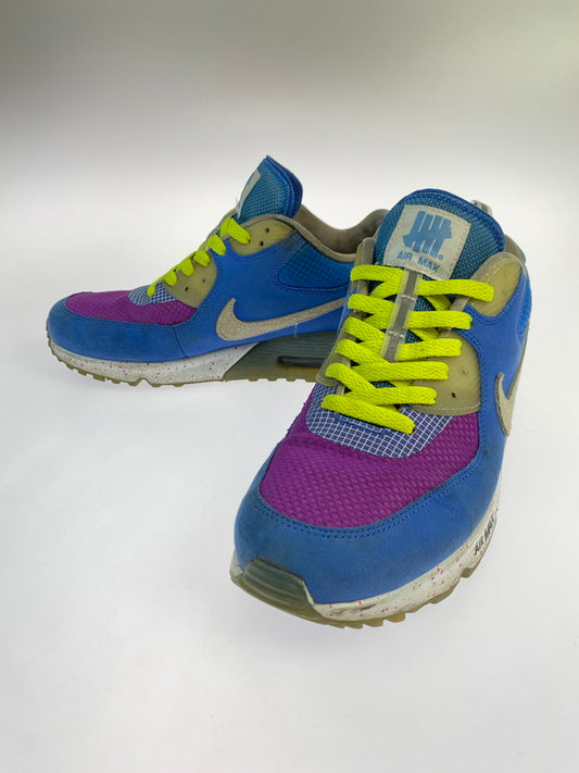【中古品】【メンズ】 NIKE ナイキ ×UNDEFEATED アンディフィーテッド AIR MAX 90 BLUE PURPLE CQ2289-400 エアマックス90 スニーカー 160-250912-em-16-min サイズ：27cm カラー：パシフィックブルー/パープル 万代Net店