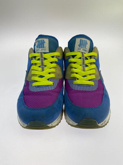 【中古品】【メンズ】 NIKE ナイキ ×UNDEFEATED アンディフィーテッド AIR MAX 90 BLUE PURPLE CQ2289-400 エアマックス90 スニーカー 160-250912-em-16-min サイズ：27cm カラー：パシフィックブルー/パープル 万代Net店