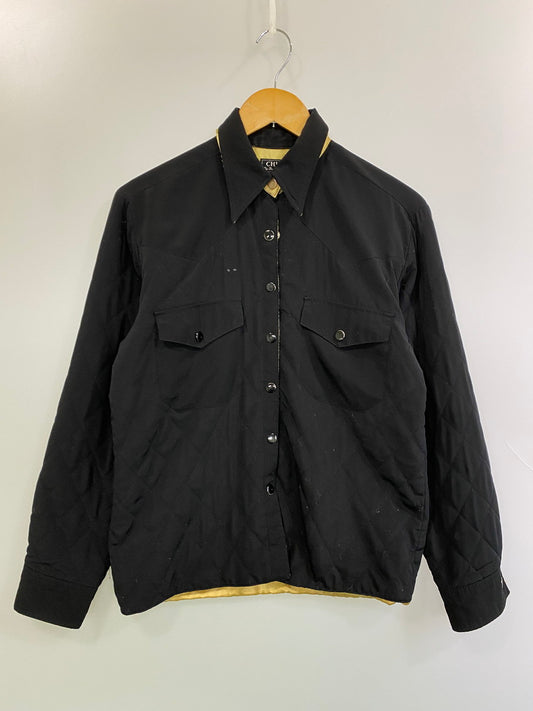 【中古品】【メンズ】 CHIPIE シピー REVERSIBLE QUILTING SHIRT JACKET リバーシブル キルティングシャツジャケット ライトアウター 146-250910-kk-25-min サイズ：M カラー：ブラック 万代Net店