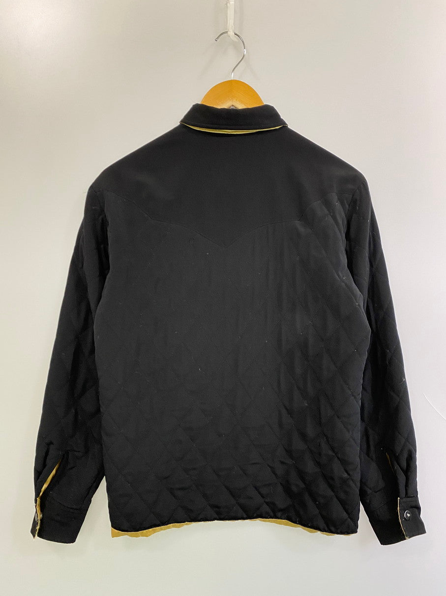 【中古品】【メンズ】 CHIPIE シピー REVERSIBLE QUILTING SHIRT JACKET リバーシブル キルティングシャツジャケット ライトアウター 146-250910-kk-25-min サイズ：M カラー：ブラック 万代Net店