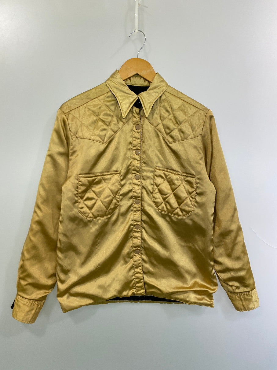 【中古品】【メンズ】 CHIPIE シピー REVERSIBLE QUILTING SHIRT JACKET リバーシブル キルティングシャツジャケット ライトアウター 146-250910-kk-25-min サイズ：M カラー：ブラック 万代Net店