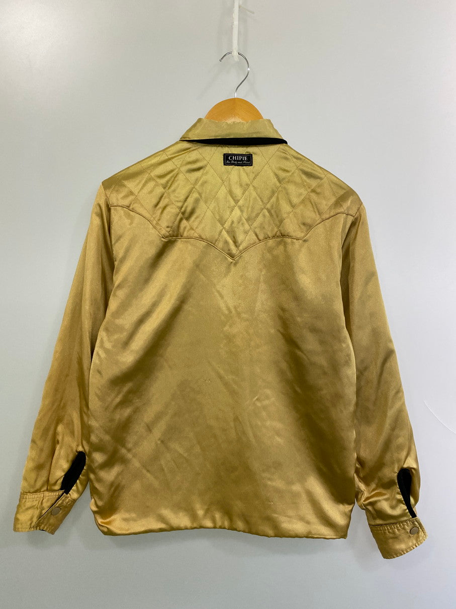 【中古品】【メンズ】 CHIPIE シピー REVERSIBLE QUILTING SHIRT JACKET リバーシブル キルティングシャツジャケット ライトアウター 146-250910-kk-25-min サイズ：M カラー：ブラック 万代Net店