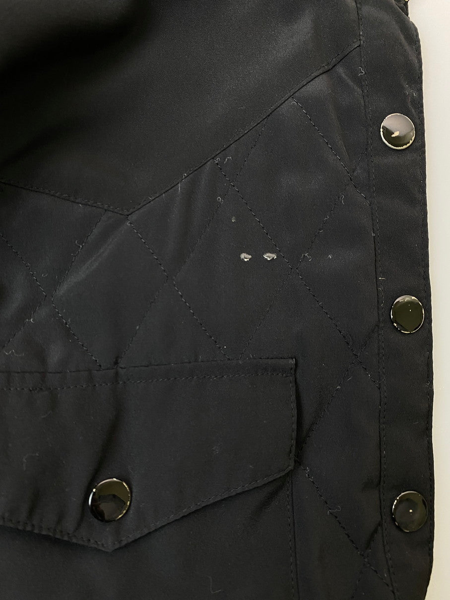 【中古品】【メンズ】 CHIPIE シピー REVERSIBLE QUILTING SHIRT JACKET リバーシブル キルティングシャツジャケット ライトアウター 146-250910-kk-25-min サイズ：M カラー：ブラック 万代Net店
