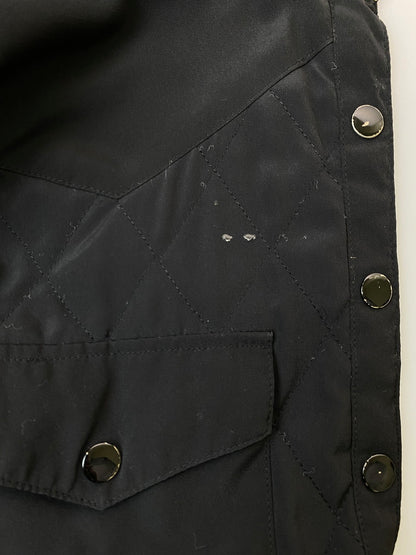 【中古品】【メンズ】 CHIPIE シピー REVERSIBLE QUILTING SHIRT JACKET リバーシブル キルティングシャツジャケット ライトアウター 146-250910-kk-25-min サイズ：M カラー：ブラック 万代Net店