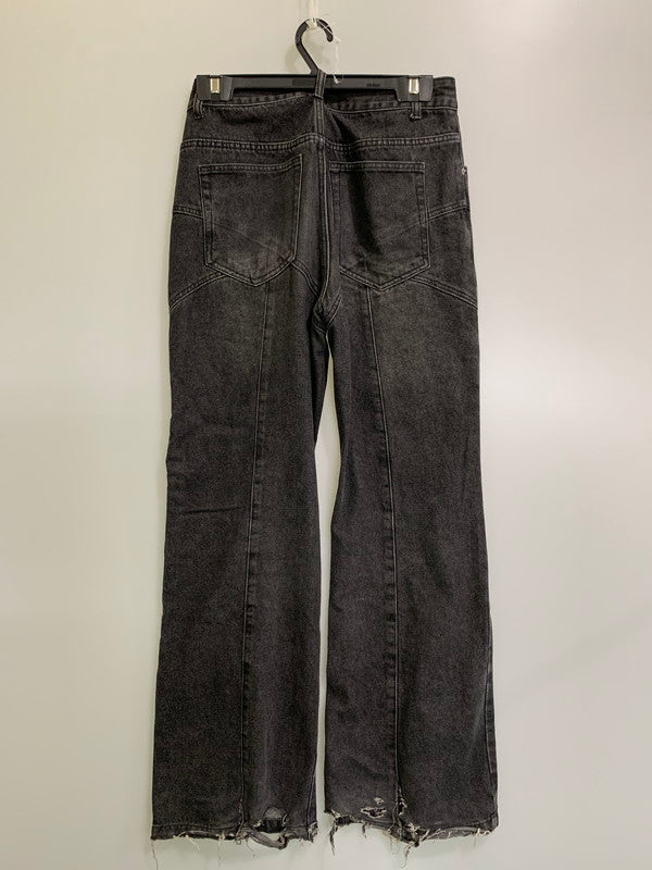 【現状渡し品】【メンズ】 ARGUECULTURE PANT アーギューカルチャー FLARE DENIM PANTS フレアデニムパンツ ボトムス ジーンズ 153-250910-kk-33-min サイズ：M カラー：ブラック 万代Net店