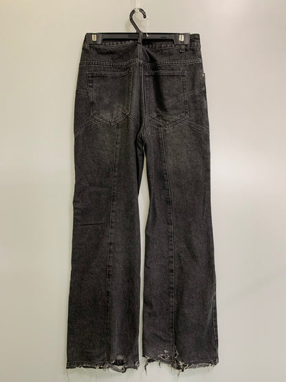 【現状渡し品】【メンズ】 ARGUECULTURE PANT アーギューカルチャー FLARE DENIM PANTS フレアデニムパンツ ボトムス ジーンズ 153-250910-kk-33-min サイズ：M カラー：ブラック 万代Net店
