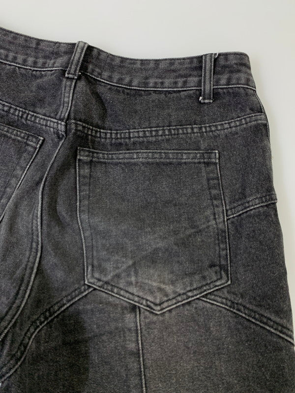 【現状渡し品】【メンズ】 ARGUECULTURE PANT アーギューカルチャー FLARE DENIM PANTS フレアデニムパンツ ボトムス ジーンズ 153-250910-kk-33-min サイズ：M カラー：ブラック 万代Net店