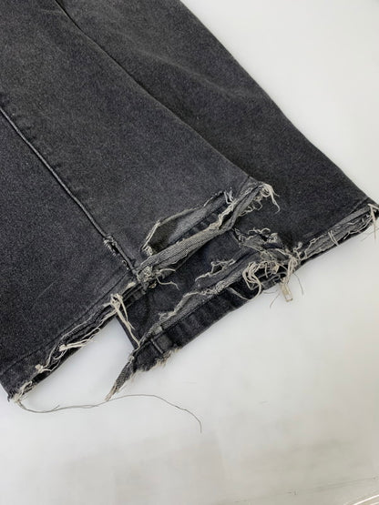 【現状渡し品】【メンズ】 ARGUECULTURE PANT アーギューカルチャー FLARE DENIM PANTS フレアデニムパンツ ボトムス ジーンズ 153-250910-kk-33-min サイズ：M カラー：ブラック 万代Net店